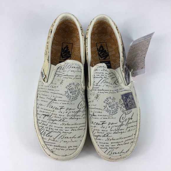 Vans Vincent Van Gogh Letter Classic Slip On Shoe - Picture 5 of 7